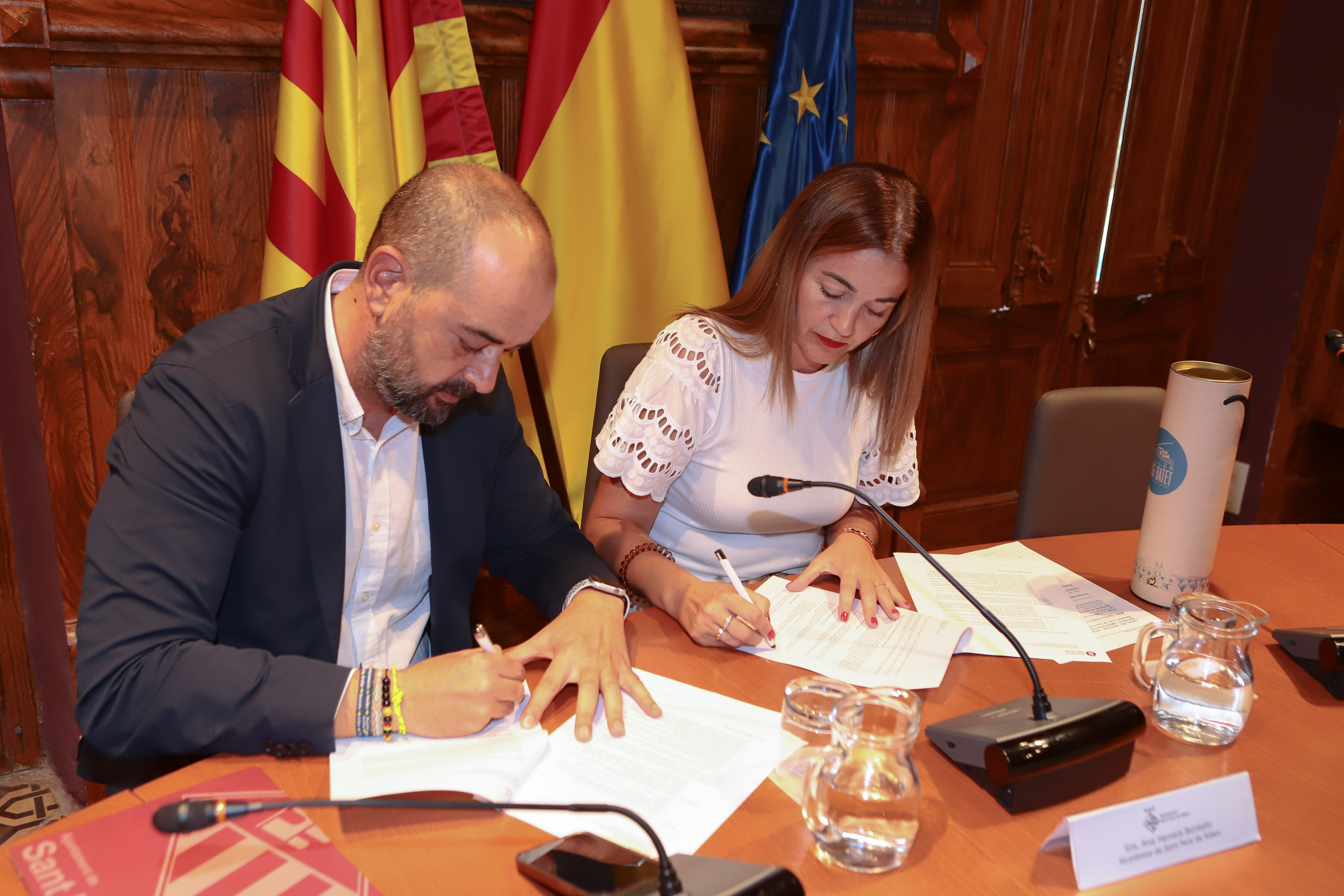 Xesco Gomar i Anna Herrera. AJUNTAMENT DE SANT PERE DE RIBES